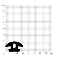 Fugenprofildichtung FP005 | schwarz | 5 lfm