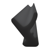 3D Modell der Lippendichtung LP339 in schwarz für Fenster.
