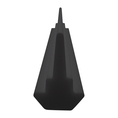 3D Modell der Lippendichtung LP340 in schwarz für Fenster.