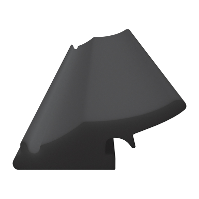 3D Modell der Lippendichtung LP351 in schwarz für Fenster.