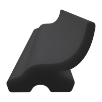 3D Modell der Lippendichtung LP352 in schwarz für Fenster.