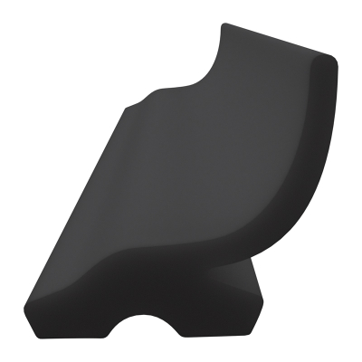 3D Modell der Lippendichtung LP353 in schwarz für Fenster.