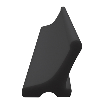 3D Modell der Lippendichtung LP354 in schwarz für Fenster.