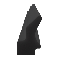 3D Modell der Lippendichtung LP356 in schwarz für Fenster.