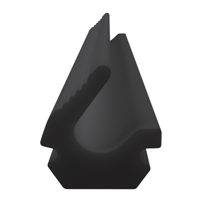 3D Modell der Lippendichtung LP359 in schwarz für Fenster.