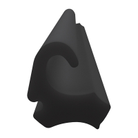 3D Modell der Lippendichtung LP360 in schwarz für...