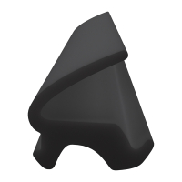 3D Modell der Lippendichtung LP370 in schwarz für...