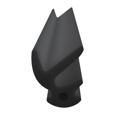 3D Modell der Lippendichtung LP372 in schwarz für Fenster.
