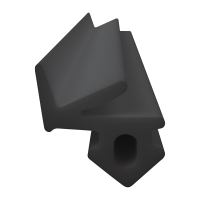 3D Modell der Lippendichtung LP373 in schwarz für Fenster.