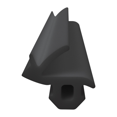 3D Modell der Lippendichtung LP374 in schwarz für Fenster.