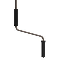 Geiger Markisenkurbel | braun | Länge 1800 mm | für runde Kunststoff Kurbelösen