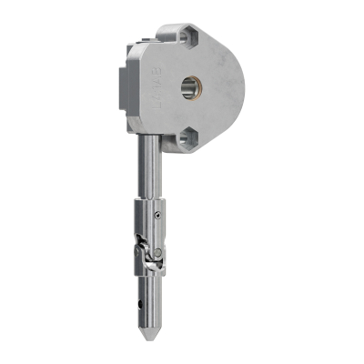 Geiger Schneckengetriebe 4:1 | blank | 7 mm I-4-Kt | mit Endanschlag | Kreuzgelenk mit Zapfen 11,9 mm
