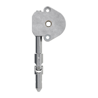 Geiger Schneckengetriebe 4:1 | blank | 7 mm I-4-Kt | mit Endanschlag | Kreuzgelenk mit Zapfen 11,9 mm