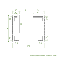 Einlauftrichter 47 x 40 mm | Sonderanfertigung