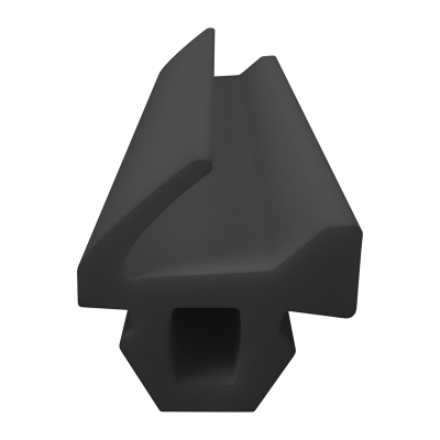 3D Modell der Lippendichtung LP383 in schwarz für Fenster.