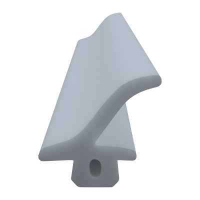 3D Modell der Lippendichtung LP388 in grau für Fenster.