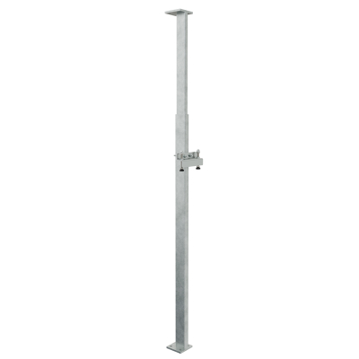 DEFLEX Teleskopstütze Typ 2, zum Verschrauben im Boden und im Sturz, für Deckenhöhe bis 2700 mm