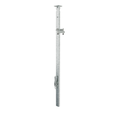 DEFLEX Teleskopstütze Typ 3, für Bodenhülse, inkl. Deckenkonsole, für Deckenhöhe bis 2700 mm