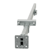 DEFLEX Teleskopstütze Typ 3, für Bodenhülse, inkl. Deckenkonsole, für Deckenhöhe bis 2700 mm