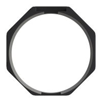 Set 10/P | Becker Adapter-Set für Achtkant-Stahlwelle SW 40 für sanfte Hinderniserkennung | für Becker Antriebe Serie P