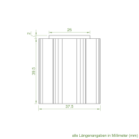 Set 10/P | Becker Adapter-Set für Achtkant-Stahlwelle SW 40 für sanfte Hinderniserkennung | für Becker Antriebe Serie P