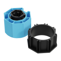 Set 16/R | Becker Adapter-Set für Achtkant-Stahlwelle SW 60 für sanfte Hinderniserkennung | für Becker Antriebe Serie R