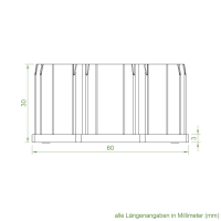 Set 11/P | Becker Adapter-Set für Achtkant-Stahlwelle SW 60 für sanfte Hinderniserkennung | für Becker Antriebe Serie P