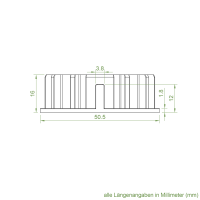 Set 11/P | Becker Adapter-Set für Achtkant-Stahlwelle SW 60 für sanfte Hinderniserkennung | für Becker Antriebe Serie P