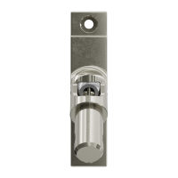 Geiger Gelenklager 45°- G131 | Grundplatte 17 x 73 mm | Kurbelzapfen 11,9 mm | 6 mm Sechskant - Länge 190 mm