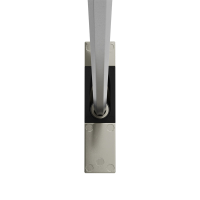Geiger Gelenklager 45°- G131 | Grundplatte 17 x 73 mm | Kurbelzapfen 11,9 mm | 6 mm Sechskant - Länge 190 mm