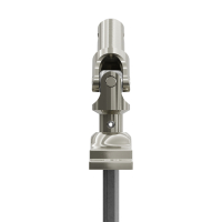Geiger Gelenklager 45°- G131 | Grundplatte 17 x 73 mm | Kurbelzapfen 11,9 mm | 6 mm Sechskant - Länge 190 mm