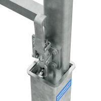 DEFLEX Stützpfosten Typ 1 / 1200 mm inkl. Bodenhülse