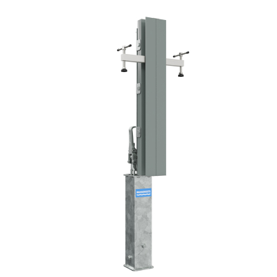 DEFLEX Stützpfosten Typ 4 / 600 mm inkl. Bodenhülse