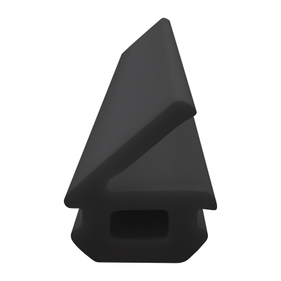 3D Modell der Lippendichtung LP400 in schwarz für Fenster.