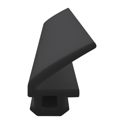 3D Modell der Lippendichtung LP421 in schwarz für Fenster.