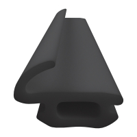 3D Modell der Lippendichtung LP422 in schwarz für Fenster.