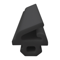 3D Modell der Lippendichtung LP426 in schwarz für Fenster.