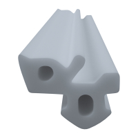 3D Modell der Lippendichtung LP428 in grau für Fenster.