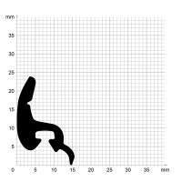 Zeichnung des Dichtungsprofils der Mitteldichtung MI084...
