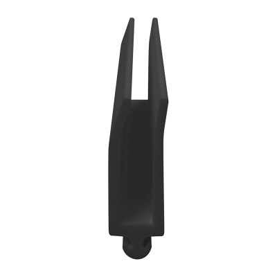 3D Modell der Lippendichtung LP452 in schwarz für Fenster.