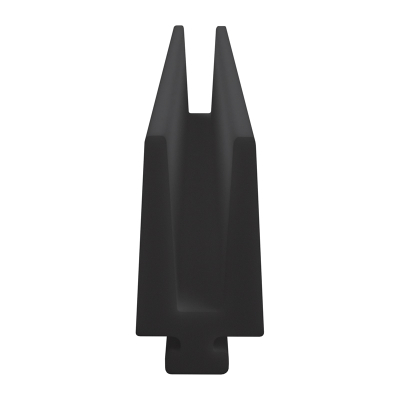 3D Modell der Lippendichtung LP454 in schwarz für Fenster.