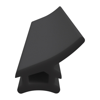 3D Modell der Lippendichtung LP457 in schwarz für Fenster.