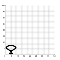 Zeichnung des Dichtungsprofils der Schlauchdichtung SL008.
