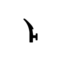 Muster - Anschlagdichtung AS112 | schwarz | ca. 10 cm
