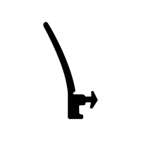 Muster - Anschlagdichtung AS113 | schwarz | ca. 10 cm