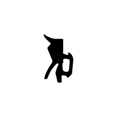 Muster - Anschlagdichtung AS145 | schwarz | ca. 10 cm