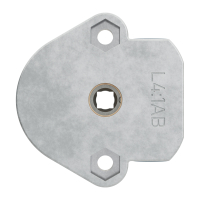 Geiger Schneckengetriebe S100 | Untersetzung 4:1 | 6 mm Sechskant mit Endanschlag