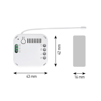 Somfy Bidirektionaler Z-Wave Unterputz Empfänger mit...