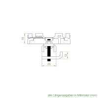 Elero Motorlager/Klemmlager | bis 30 Nm | für RevoLine M Antriebe