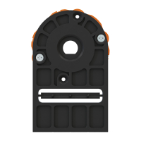 Elero Motorlager für Vorbauelemente | Einbau links | Kastengröße 150 mm | für RevoLine M Antriebe